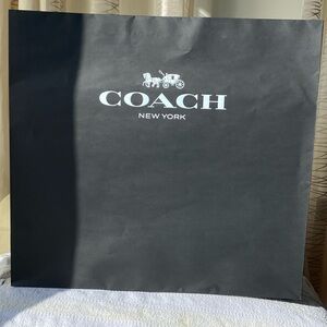 Coach New York Black Large paper Bag